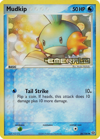 Mudkip 56/106 - Emerald Reverse Holofoil