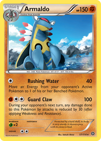 Armaldo 57/114 - XY  Steam Siege