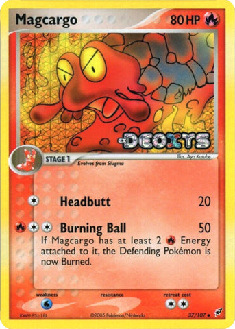 Magcargo - 037/107/107 - Deoxys Reverse Holofoil
