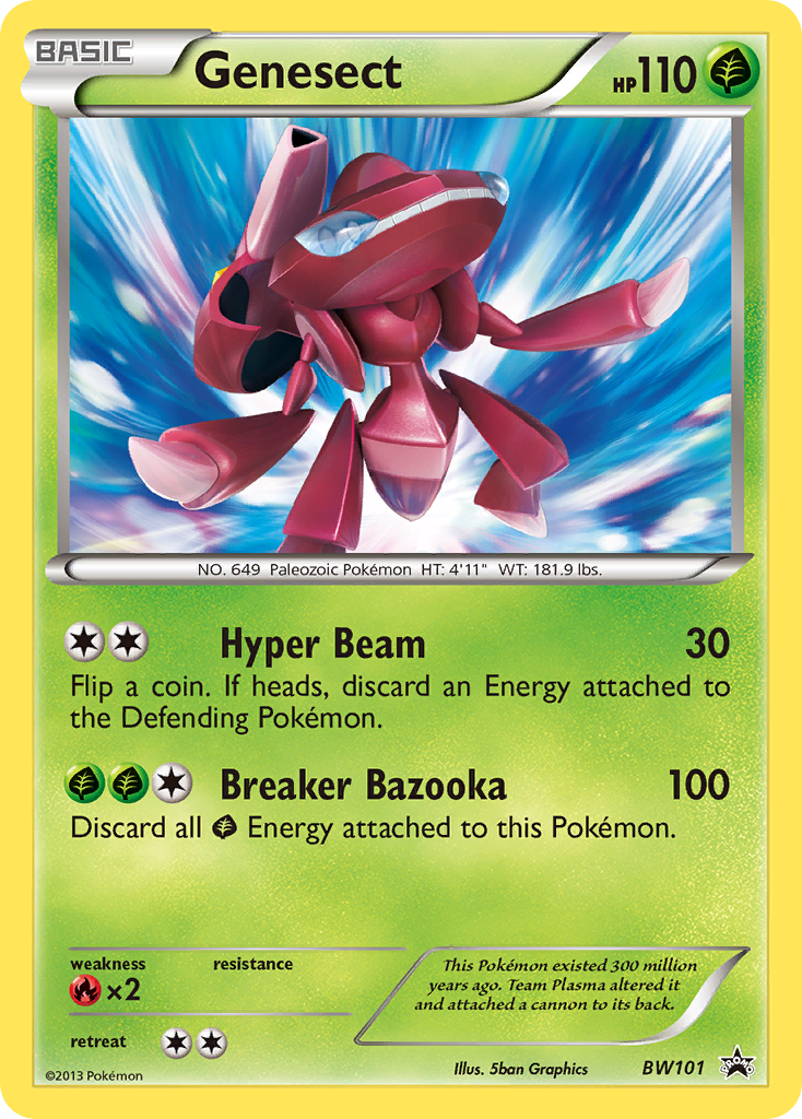 Genesect - BW101/101 - Black and White Promos