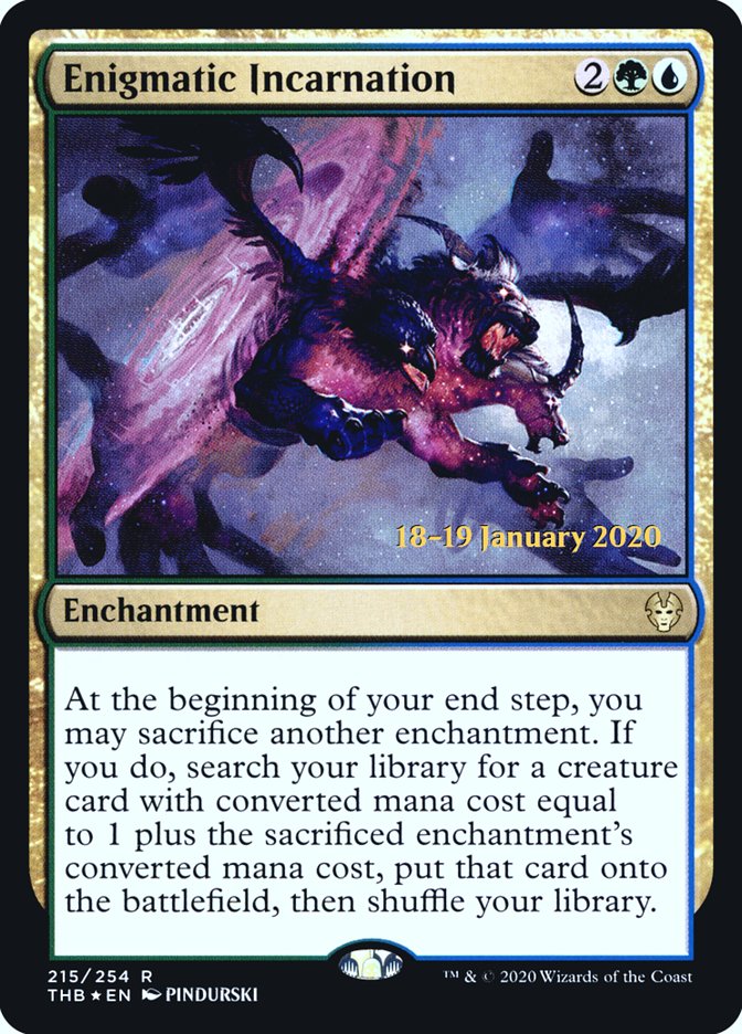 Enigmatic Incarnation (PRE-215) - Theros Beyond Death Promos Foil