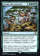 Invoke the Ancients (PRE-193) - Kamigawa: Neon Dynasty Promos Foil