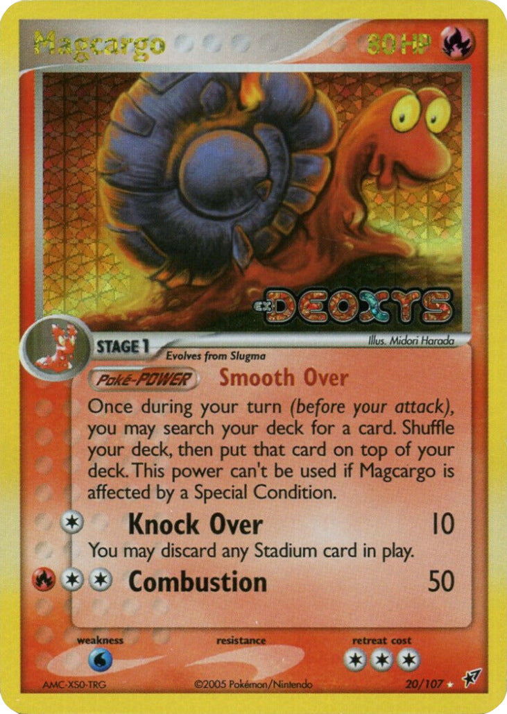 Magcargo - 020/107/107 - Deoxys Reverse Holofoil
