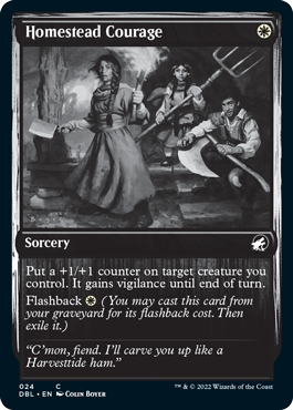 Homestead Courage (DBL-024) - Innistrad: Double Feature