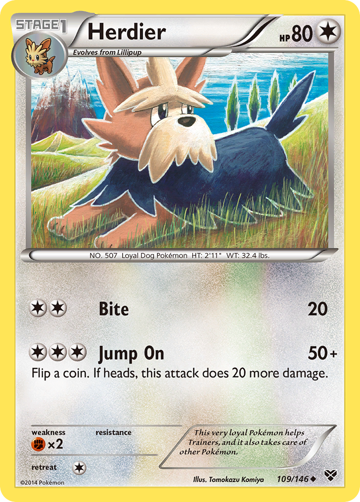 Herdier 109/146 - XY Base Set
