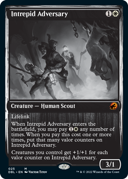 Intrepid Adversary (DBL-025) - Innistrad: Double Feature