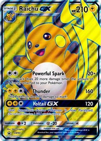 Raichu GX - SM90 - Jumbo Cards Holofoil