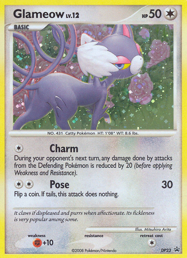 Glameow - DP23/56 - Diamond and Pearl Promos Holofoil