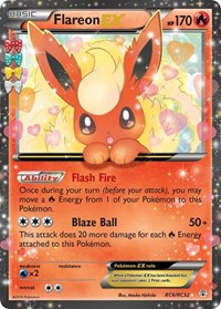 Flareon EX RC6/83 - Generations Radiant Collection Holofoil