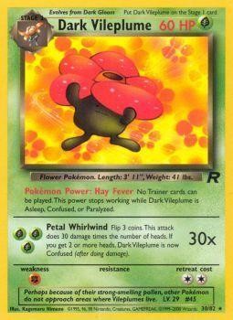 Dark Vileplume (30) 30/82 - Team Rocket Unlimited