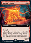Inferno Project (Extended Art) (C21-379) - Commander 2021: (Extended Art)
