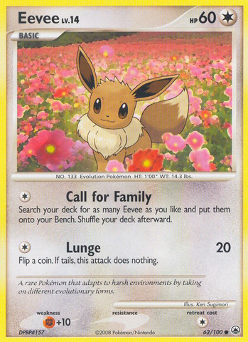 Eevee (62) 62/100 - Majestic Dawn
