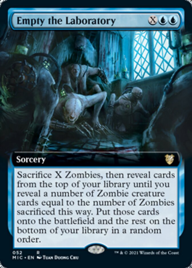 Empty the Laboratory (Extended Art) (MIC-052) - Midnight Hunt Commander: (Extended Art)
