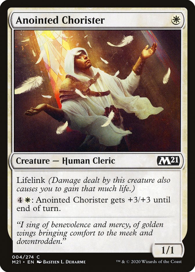 Anointed Chorister (M21-004) - Core Set 2021
