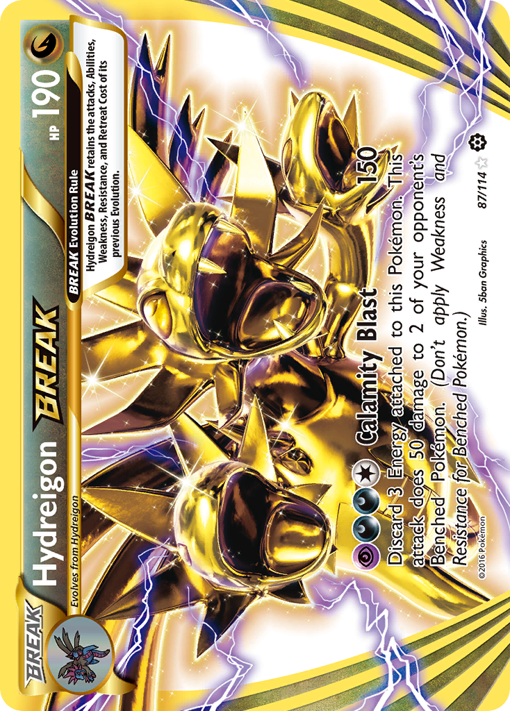 Hydreigon BREAK 87/114 - XY  Steam Siege Holofoil