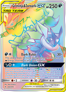 Greninja & Zoroark GX (Secret)/214 - SM  Unbroken Bonds Holofoil