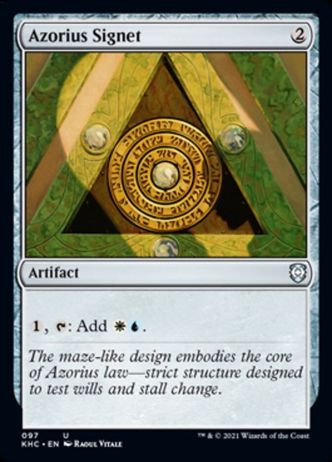 Azorius Signet (KHC-097) - Kaldheim Commander