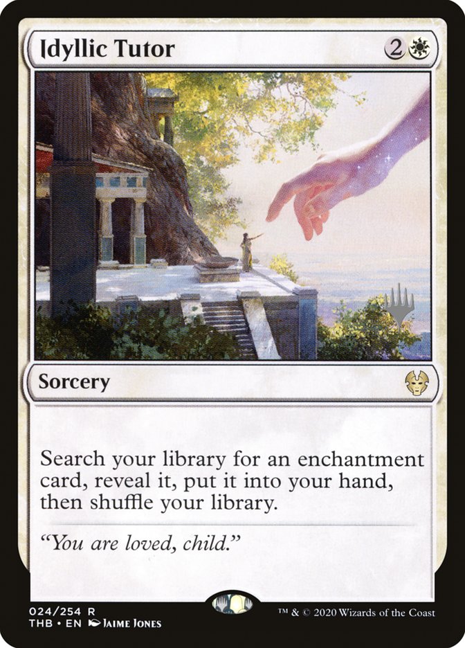 Idyllic Tutor (PPTHB-024) - Theros Beyond Death Promos