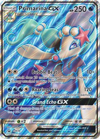 Primarina GX - SM39 - Jumbo Cards Holofoil