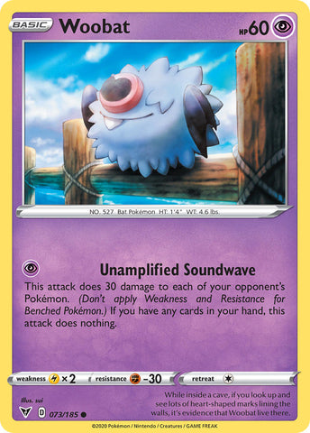 Woobat 73/185 - SWSH04 Vivid Voltage