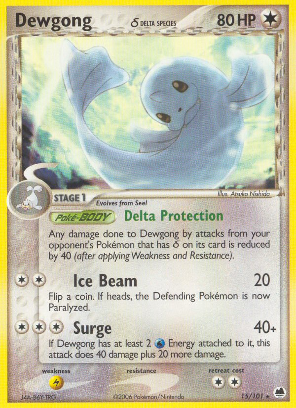 Dewgong (Delta Species)/101 - Dragon Frontiers