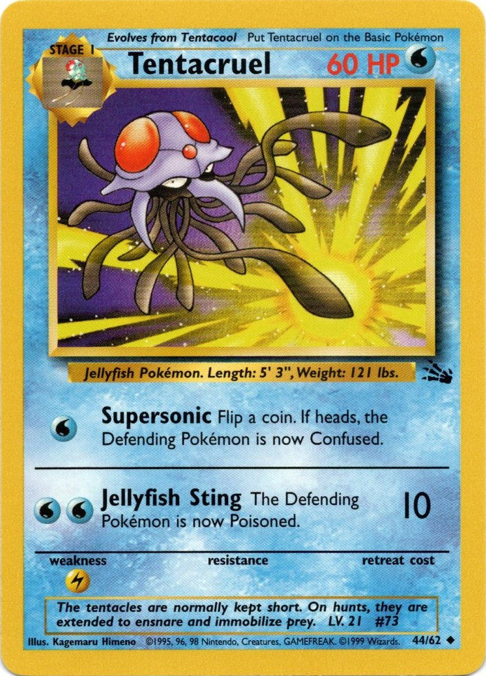 Tentacruel 44/62 - Fossil Unlimited