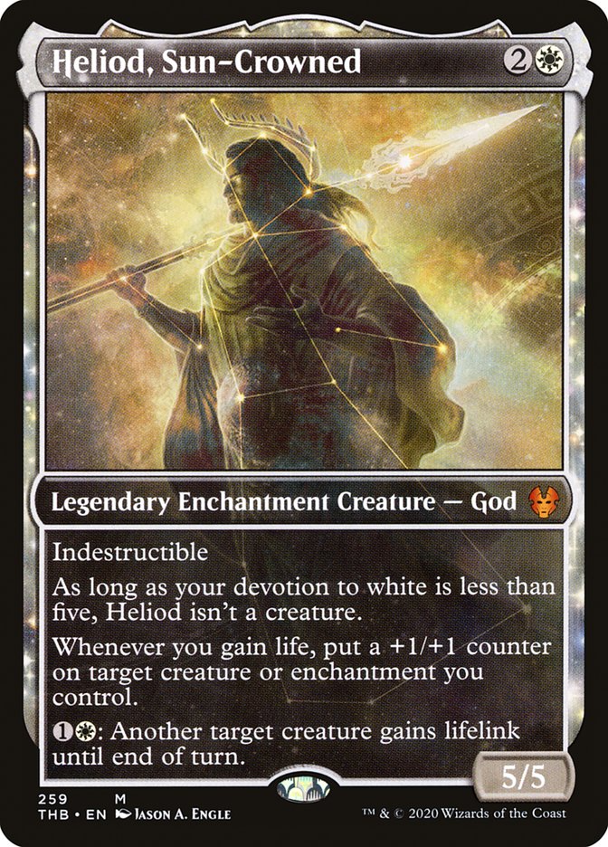 Heliod, Sun-Crowned (Showcase) (THB-259) - Theros Beyond Death: (enchantment, Showcase)