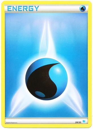 Water Energy (28) - XY Trainer Kit Pikachu Libre & Suicune