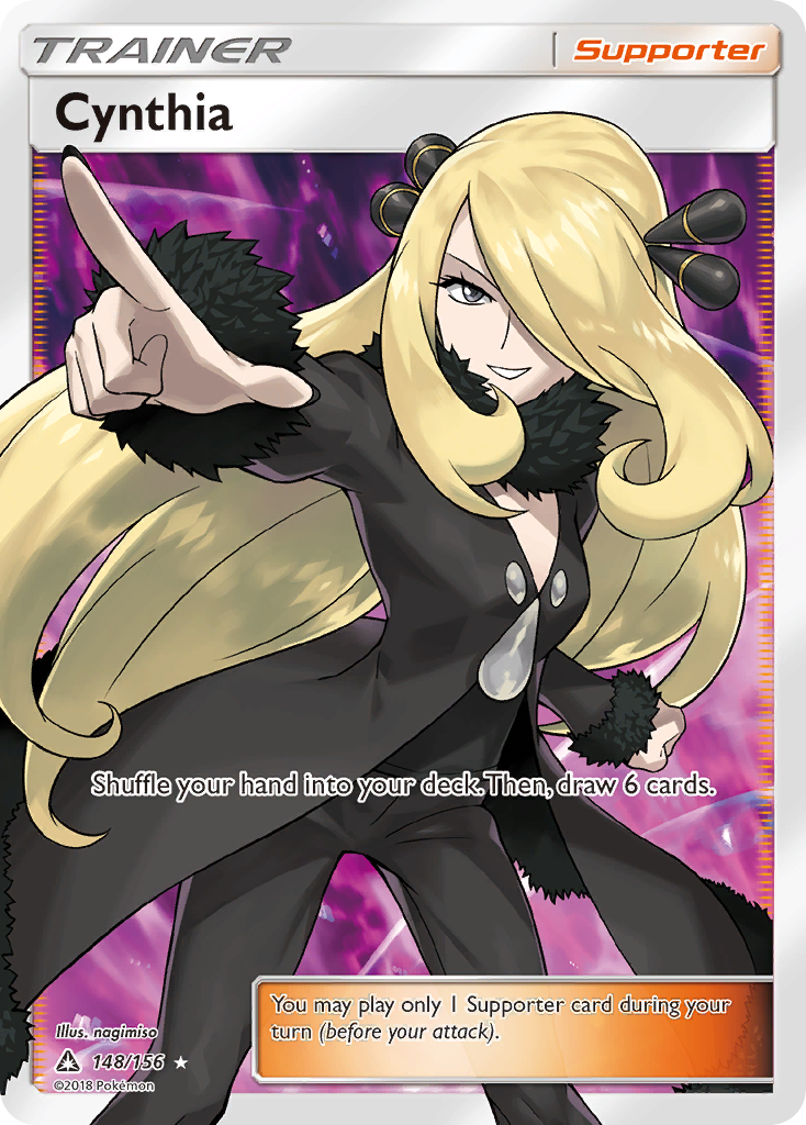 Cynthia (Full Art)/156 - SM  Ultra Prism Holofoil