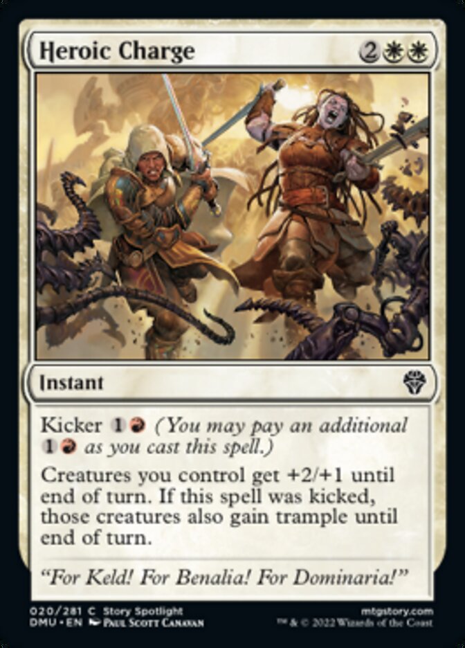 Heroic Charge (DMU-020) - Dominaria United