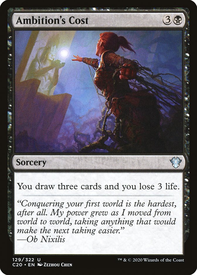 Ambition's Cost (C20-129) - Commander 2020