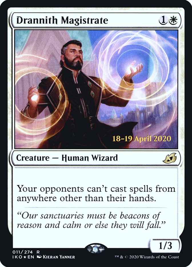 Drannith Magistrate (PRE-011) - Ikoria: Lair of Behemoths Promos Foil