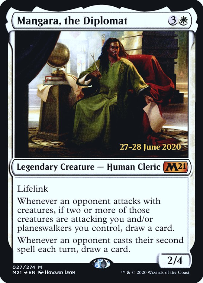 Mangara, the Diplomat (PRE-027) - Core Set 2021 Promos Foil