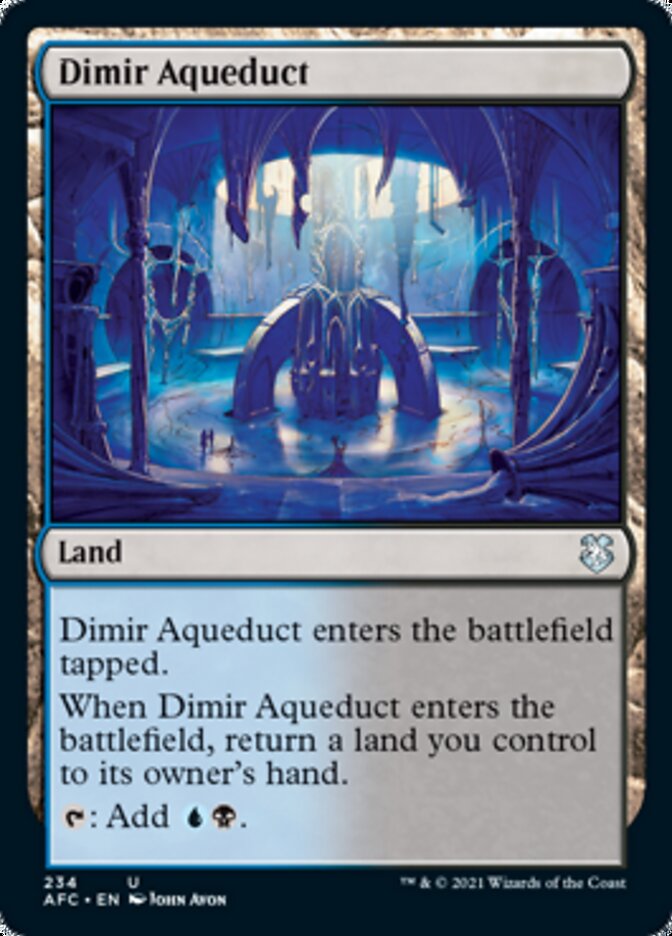 Dimir Aqueduct (AFC-234) - Forgotten Realms Commander