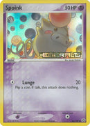 Spoink - 066/106/106 - Emerald Reverse Holofoil