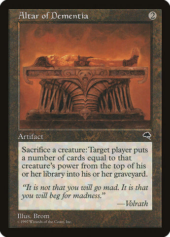 Altar of Dementia (TMP-276) - Tempest