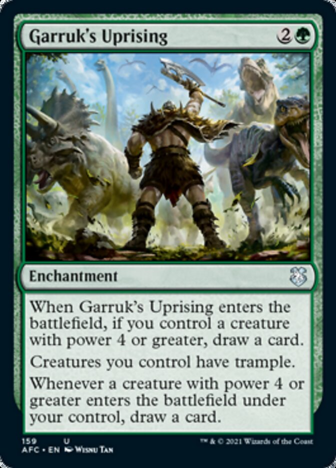 Garruk's Uprising (AFC-159) - Forgotten Realms Commander
