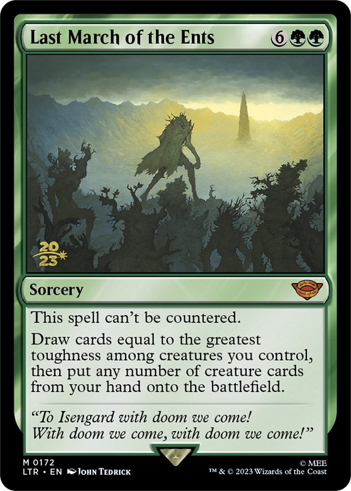 Last March of the Ents (PRE-172) - Tales of Middle-earth Promos Foil