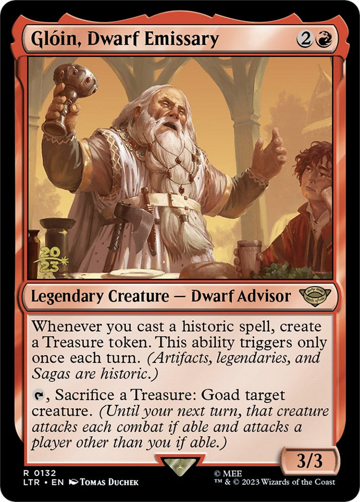 Gloin, Dwarf Emissary (PRE-132) - Tales of Middle-earth Promos Foil