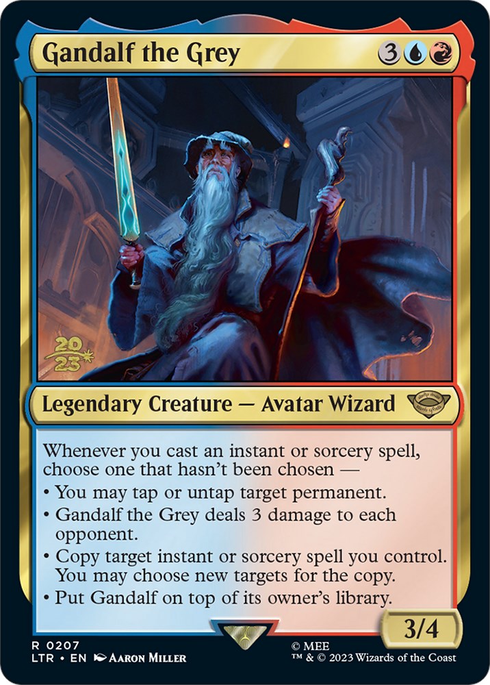 Gandalf the Grey (PRE-207) - Tales of Middle-earth Promos Foil