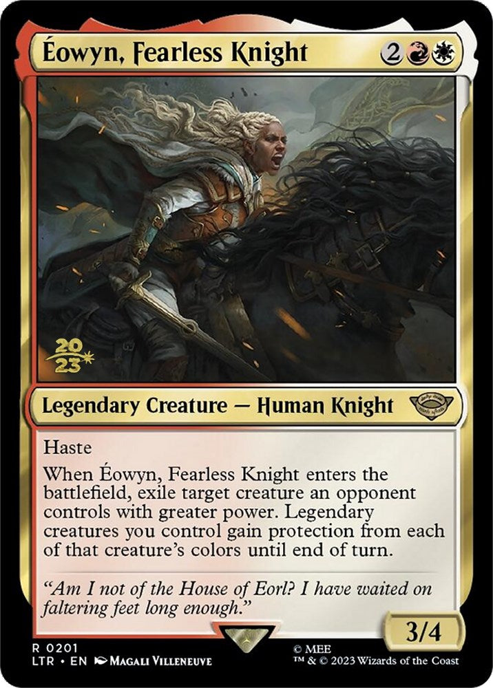 Eowyn, Fearless Knight (PRE-201) - Tales of Middle-earth Promos Foil