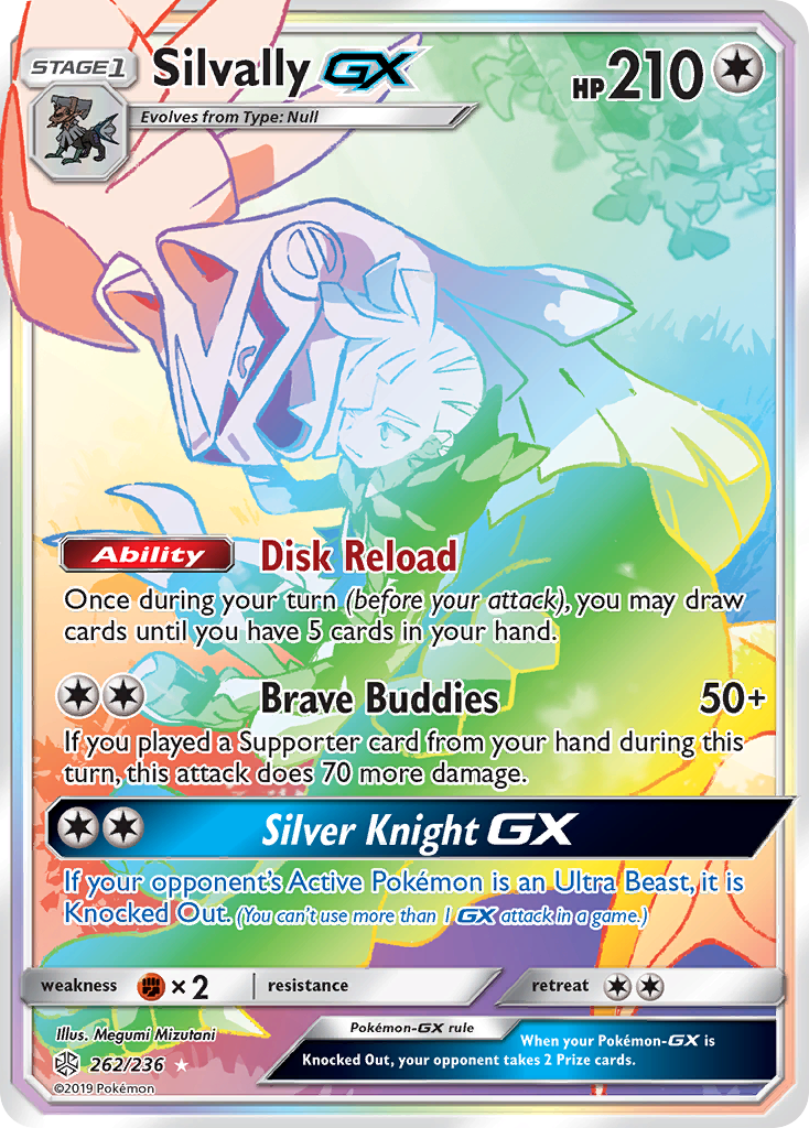 Silvally GX (Secret)/236 - SM  Cosmic Eclipse Holofoil