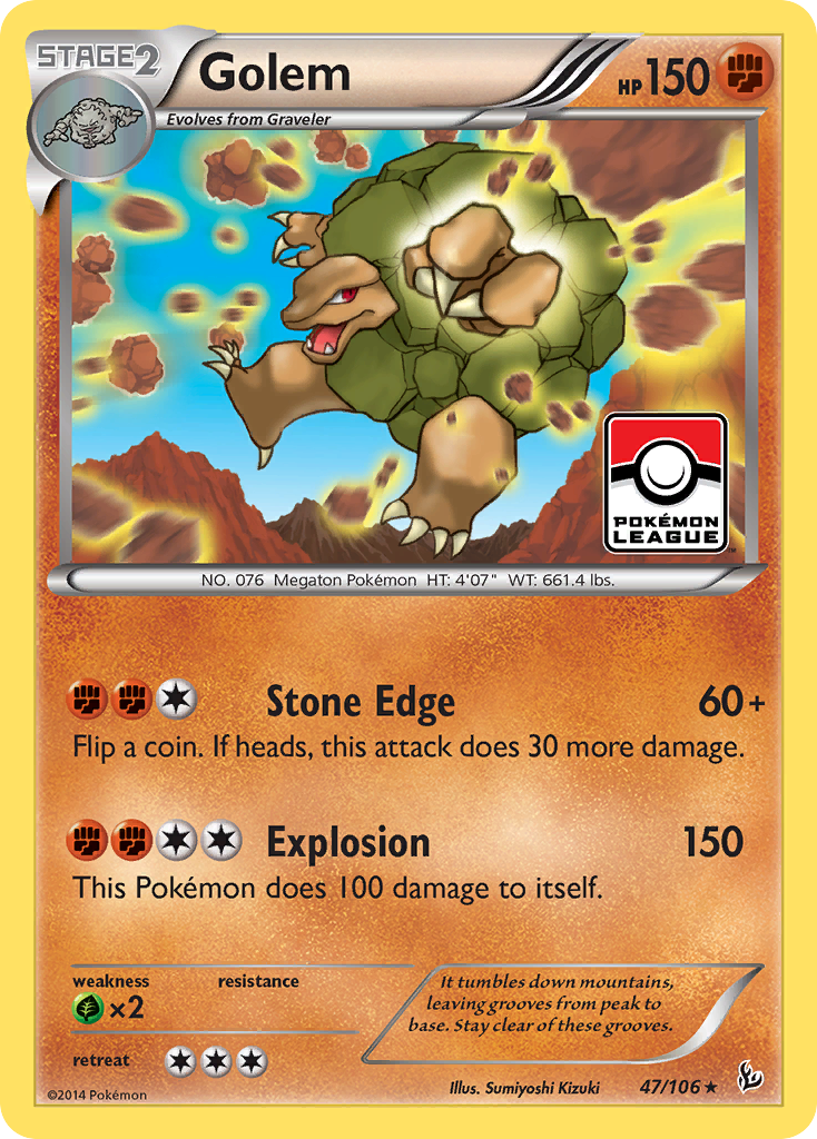 Golem 47/106 - XY  Flashfire