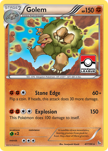 Golem 47/106 - XY  Flashfire