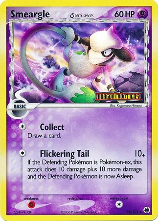 Smeargle (Delta Species)/101 - Dragon Frontiers Reverse Holofoil