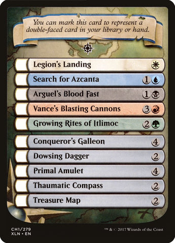 Checklist Card - Ixalan (XLN-CH1) - Ixalan Tokens
