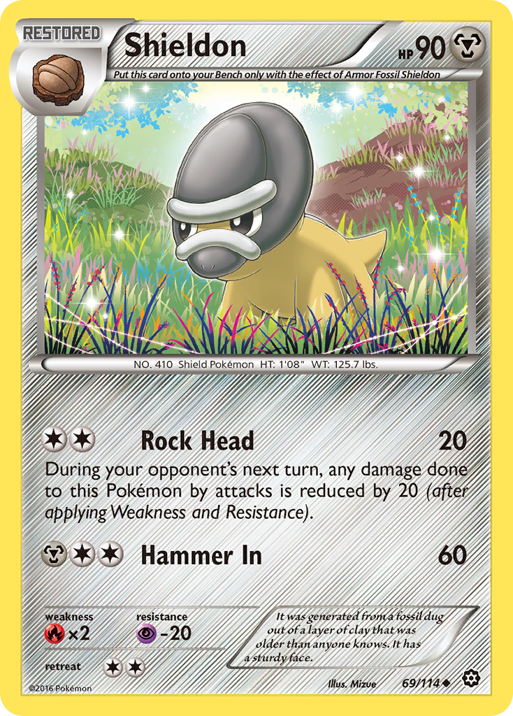 Shieldon 69/114 - XY  Steam Siege