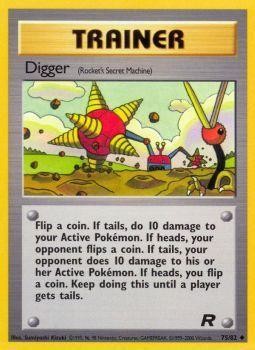 Digger (Rocket's Secret Machine) 75/82 - Team Rocket Unlimited