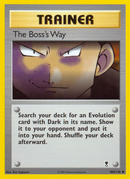 The Boss's Way - 105/110 Legendary Collection - Uncommon