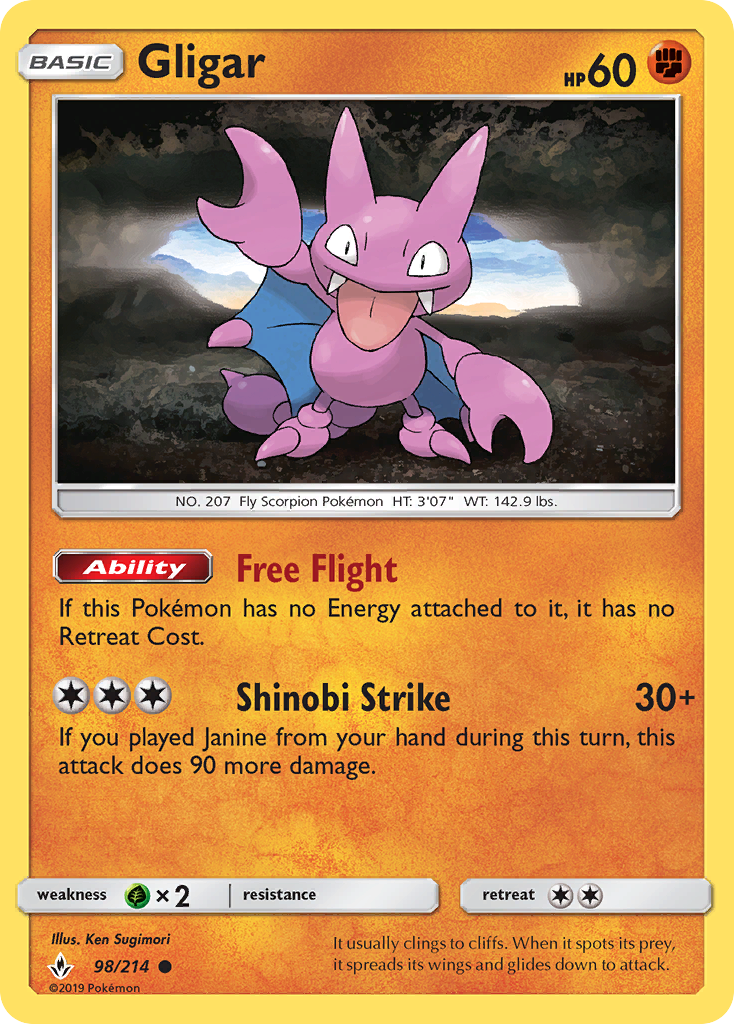 Gligar/214 - SM  Unbroken Bonds